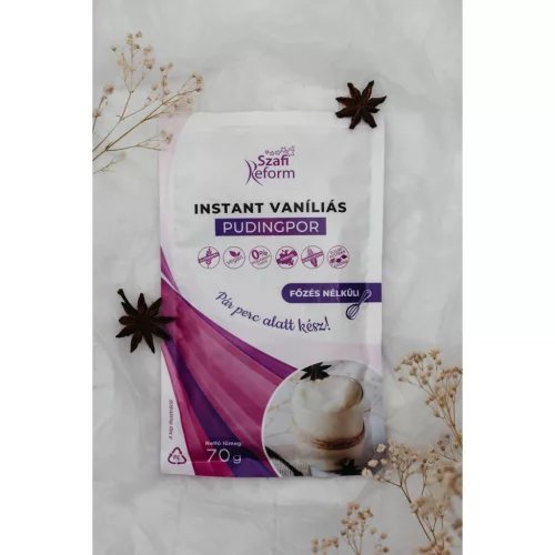 Szafi Reform Instant vaníliás pudingpor (gluténmentes) 70g