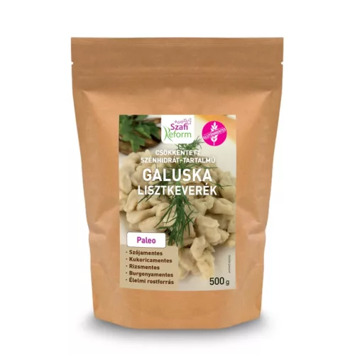 Szafi Reform csökkentett szénhidrát-tartalmú galuska lisztkeverék (gluténmentes) 500g