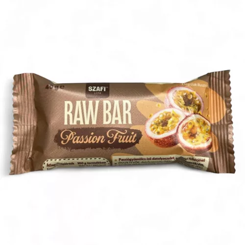 Szafi Life proteines raw bar - passion fruit 40g (gluténmentes)