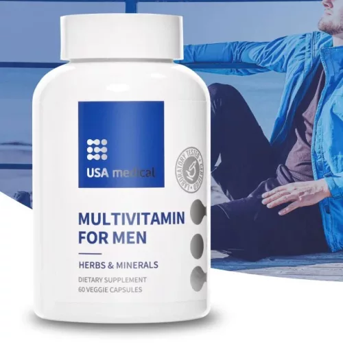 Férfi Multivitamin növényi kivonatokkal 60 kapszula - USA medical