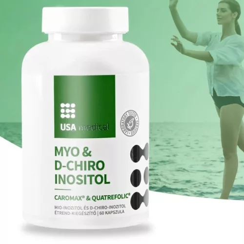 Mio Inozitol és D-Chiro Inozitol Caromax® 60 kapszula - USA medical