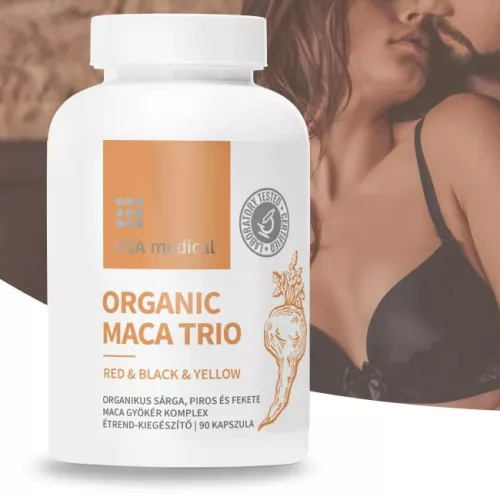 Organikus maca trió 90 kapszula - USA medical