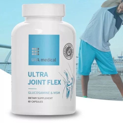 Porc támogató MSM-mel és glükozaminnal 60 kapszula - USA medical