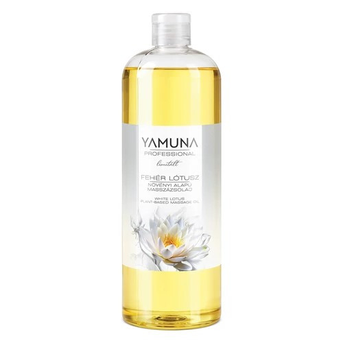 Yamuna Fehér lótusz növényi alapú masszázsolaj 1000ml