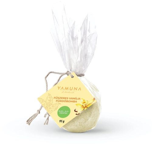 Yamuna Fűszeres vanília fürdőbomba 95g