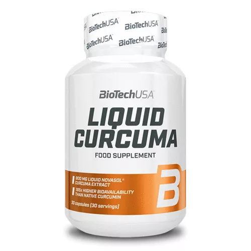 BioTechUSA Liquid Curcuma 30 kapszula