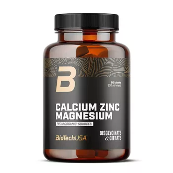   BioTechUSA Calcium Zinc Magnesium from organic sources 90 tabletta