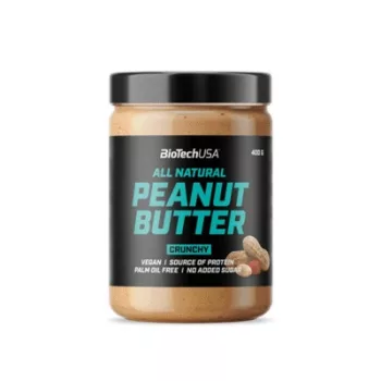 BioTechUSA Peanut mogyoróvaj Crunchy (ropogós) 400g