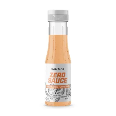 BioTechUSA zero sauce Fűszeres Fokhagyma 350ml