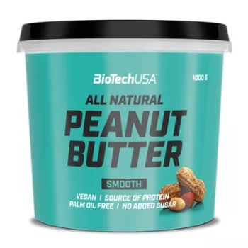 BioTechUSA Peanut Butter Mogyoróvaj Smooth (krémes) 1000g