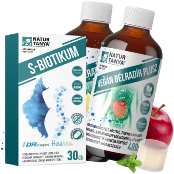   Natur Tanya S-BIOTIKUM (1db) és VEGÁN Bélradír Plusz (2db)  Kúra Csomag