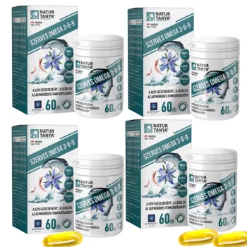   Szerves Omega 3-6-9 60 tabletta Maxi Csomag (4db) - Natur Tanya