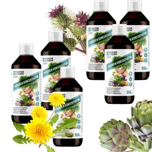 Puridren Méregtelenítő Koncentrátum 120 Napos Csomag (6db) - Natur Tanya