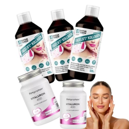 Collagene Facelift (3db) + Hyaluron (2db) Kúra csomag 60 Napra