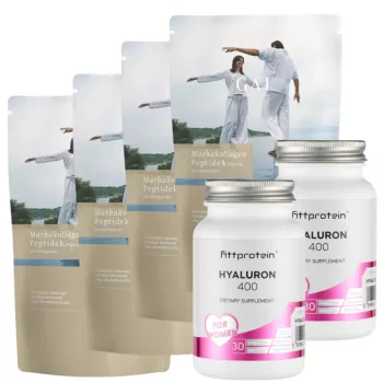   2 Havi Kollagén és Hialuron Csomag - GAL Marhakollagén peptidek (4db) + Fittprotein Hyaluron (2db)