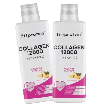 Fittprotein Collagen 12000mg Duopack Ananász íz