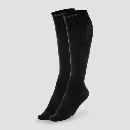 Kompressziós zokni Black - S - (35 - 38) - fekete - GymBeam