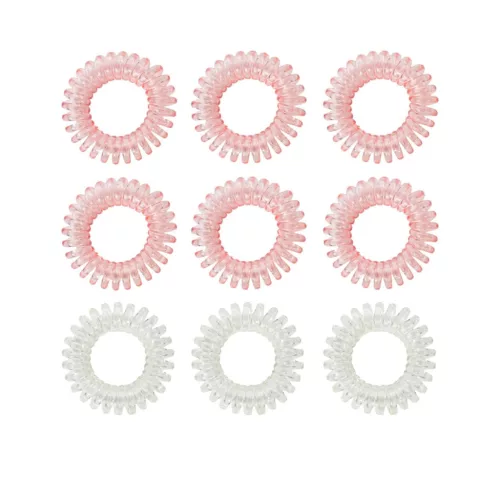 Spirál hajgumiszett Pink - rózsaszín - BeastPink - GymBeam
