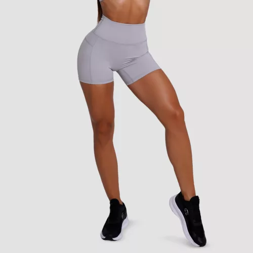 FIT női rövidnadrág Mist Grey - M - szürke - GymBeam