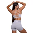 FIT női rövidnadrág Mist Grey - L - szürke - GymBeam