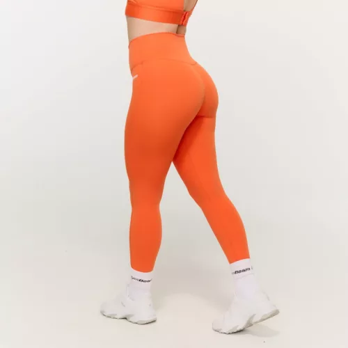 Limitless magas derekú női leggings Orange - XS - narancssárga - GymBeam