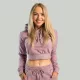 Essential Cropped Mauve női kapucnis pulóver - XS - lila - STRIX - GymBeam