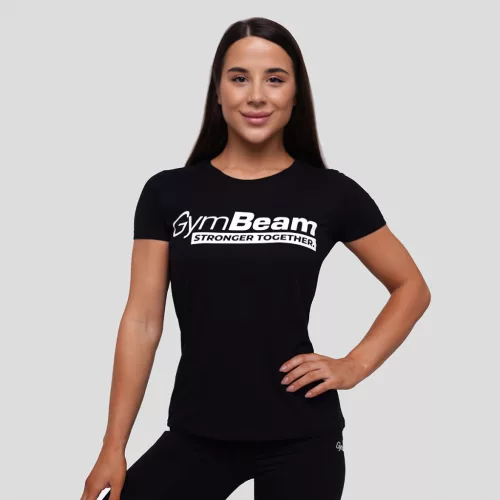 Stronger Together női póló Black - M - fekete - GymBeam