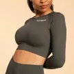 Hyper Crop Top Shadow - XXL - szürke - BeastPink - GymBeam