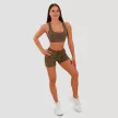 Mesh Panel sportmelltartó Olive - L - zöld - GymBeam