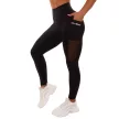 Mesh Panel női leggings Black - XS - fekete - GymBeam