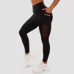 Mesh Panel női leggings Black - L - fekete - GymBeam