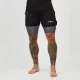 2in1 Black Grey férfi rövidnadrág - L - fekete - GymBeam