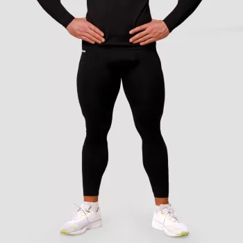 Mid kompressziós leggings Black - L - fekete - GymBeam