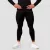 Mid kompressziós leggings Black - XXL - fekete - GymBeam
