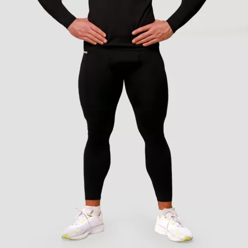 Mid kompressziós leggings Black - XXXL - fekete - GymBeam