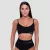 Triangle melltartó Black - XS - fekete - GymBeam