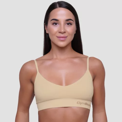 Triangle melltartó Nude - XS - rózsaszín - GymBeam
