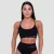 String melltartó Black - XXL - fekete - GymBeam