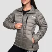 Puffer női kabát Vetiver/Black - S - zöld - GymBeam