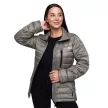 Puffer női kabát Vetiver/Black - S - zöld - GymBeam