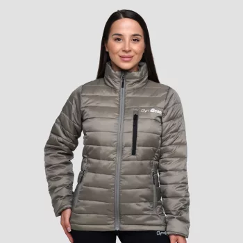 Puffer női kabát Vetiver/Black - M - zöld - GymBeam
