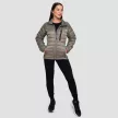 Puffer női kabát Vetiver/Black - XL - zöld - GymBeam