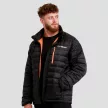 Puffer férfi kabát Black/Orange - S - fekete - GymBeam