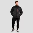 Puffer férfi kabát Black/Orange - M - fekete - GymBeam