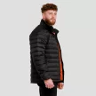 Puffer férfi kabát Black/Orange - XL - fekete - GymBeam