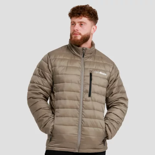 Puffer férfi kabát Vetiver/Black - L - zöld - GymBeam