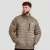 Puffer férfi kabát Vetiver/Black - L - zöld - GymBeam