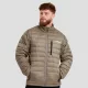 Puffer férfi kabát Vetiver/Black - XXL - zöld - GymBeam