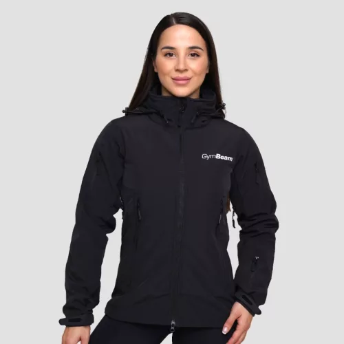 Softshell női dzseki Black - M - fekete - GymBeam