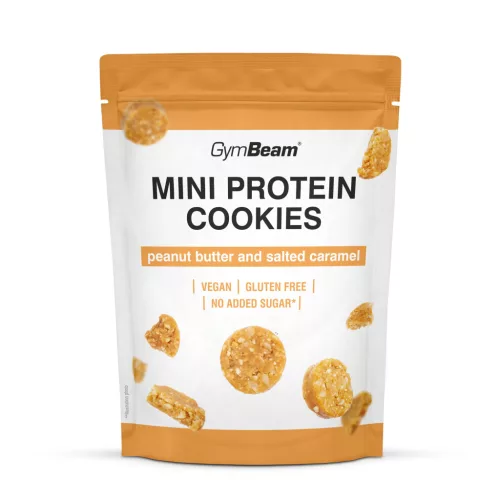 Mini Protein Cookies - 100 g - mogyoróvaj és sós karamell - GymBeam